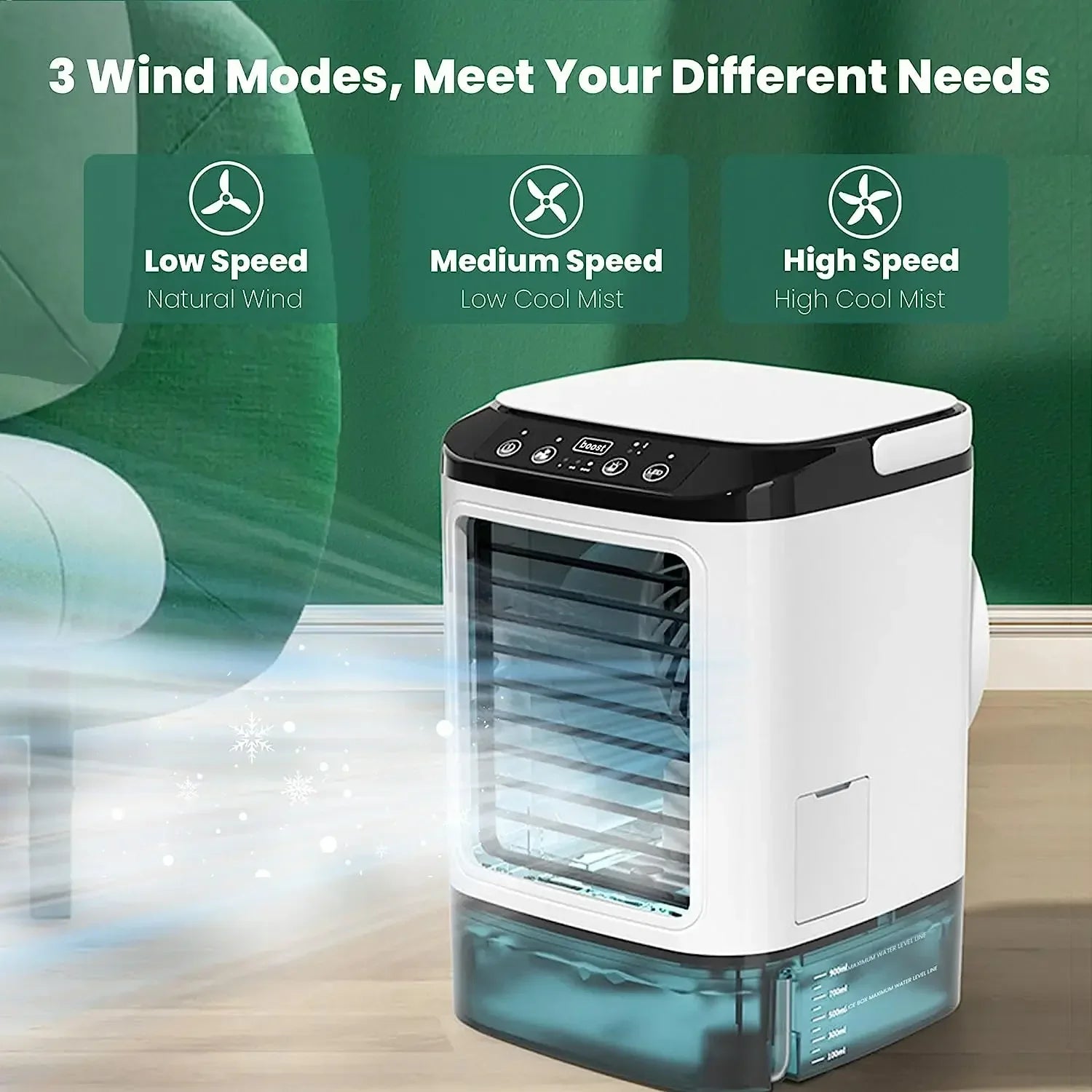 Three wind modes and turbo